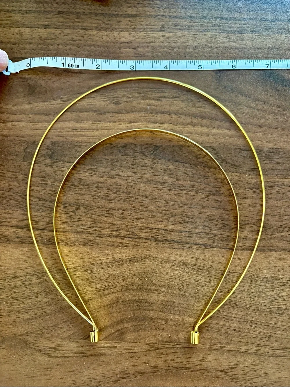 Gold Metal Double Headband - Unbranded